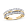 Thumbnail Image 1 of Now + Forever Diamond Two-Row Anniversary Ring 1 ct tw 14K Yellow Gold