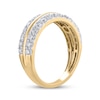 Thumbnail Image 2 of Now + Forever Diamond Two-Row Anniversary Ring 1 ct tw 14K Yellow Gold