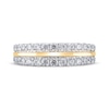 Thumbnail Image 3 of Now + Forever Diamond Two-Row Anniversary Ring 1 ct tw 14K Yellow Gold