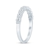Thumbnail Image 2 of Now + Forever Baguette & Round-Cut Diamond Anniversary Ring 1/3 ct tw 10K White Gold