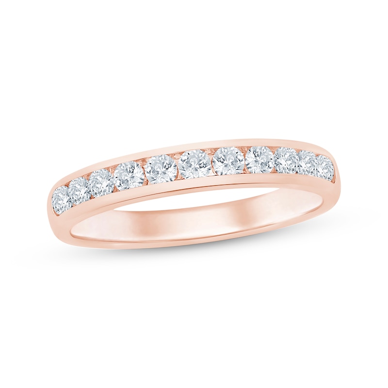 Main Image 1 of Now + Forever Diamond Anniversary Ring 1/2 ct tw 14K Rose Gold