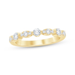 Now + Forever Diamond Anniversary Band 1/2 ct tw 14K Yellow Gold