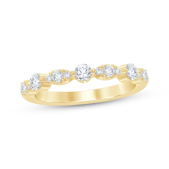Now + Forever Diamond Anniversary Band 1/2 ct tw 14K Yellow Gold