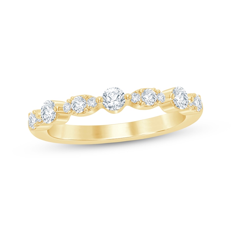 Main Image 1 of Now + Forever Diamond Anniversary Band 1/2 ct tw 14K Yellow Gold