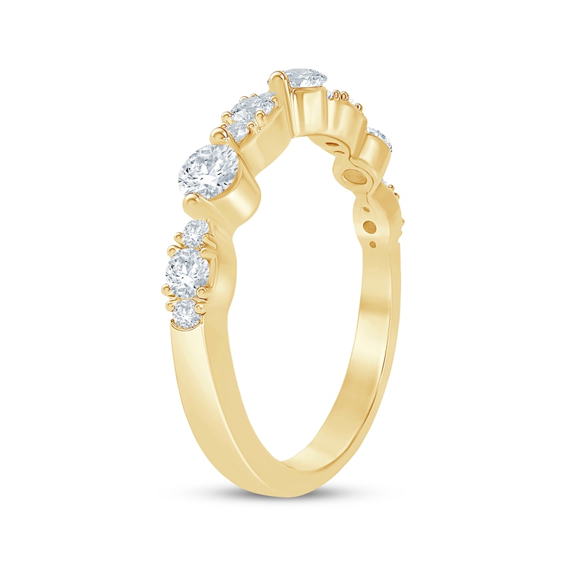 Main Image 2 of Now + Forever Diamond Anniversary Band 1/2 ct tw 14K Yellow Gold
