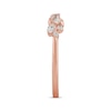 Thumbnail Image 2 of Now + Forever Marquise & Round-Cut Diamond Scatter Anniversary Ring 1/4 ct tw 10K Rose Gold