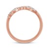 Thumbnail Image 3 of Now + Forever Marquise & Round-Cut Diamond Scatter Anniversary Ring 1/4 ct tw 10K Rose Gold