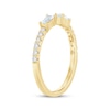 Thumbnail Image 2 of Now + Forever Baguette & Round-Cut Diamond Deconstructed Anniversary Ring 1/3 ct tw 14K Yellow Gold