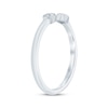 Thumbnail Image 2 of Now + Forever Diamond Deconstructed Anniversary Ring 1/10 ct tw 14K White Gold