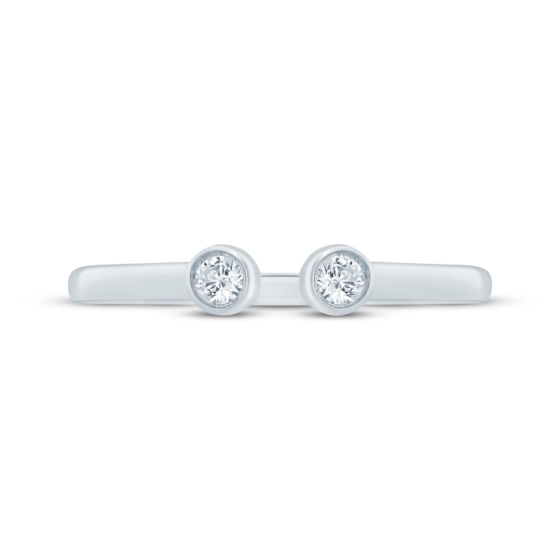 Main Image 3 of Now + Forever Diamond Deconstructed Anniversary Ring 1/10 ct tw 14K White Gold