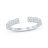 Thumbnail Image 1 of Now + Forever Diamond Deconstructed Anniversary Ring 1/2 ct tw 14K White Gold
