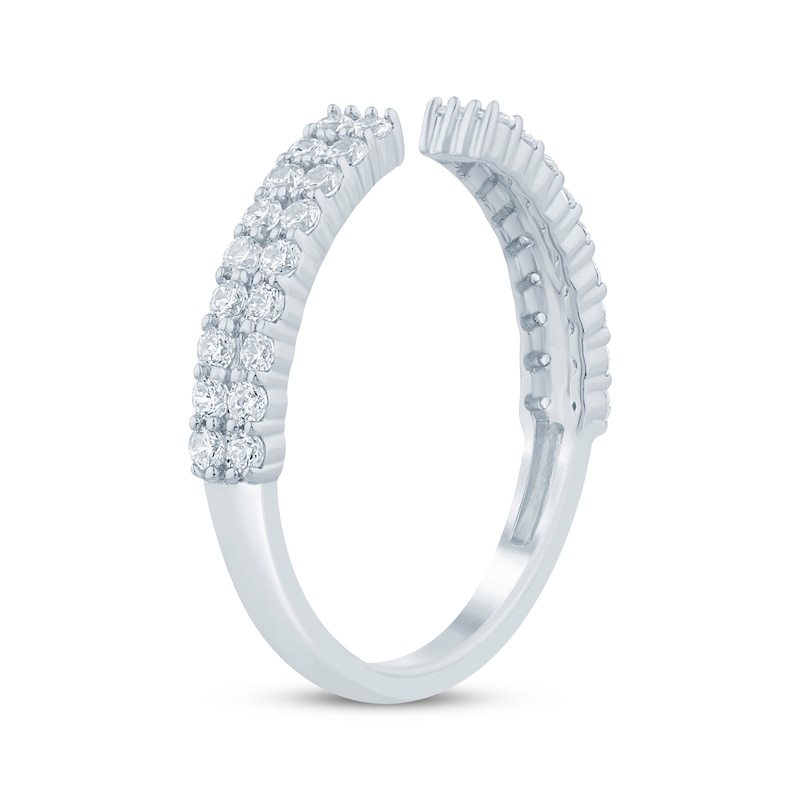 Main Image 2 of Now + Forever Diamond Deconstructed Anniversary Ring 1/2 ct tw 14K White Gold
