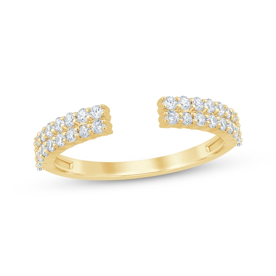 Now + Forever Diamond Deconstructed Anniversary Ring 1/2 ct tw 14K Yellow Gold