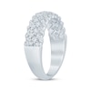 Thumbnail Image 2 of Now + Forever Multi-Row Diamond Anniversary Ring 3/4 ct tw 14K White Gold