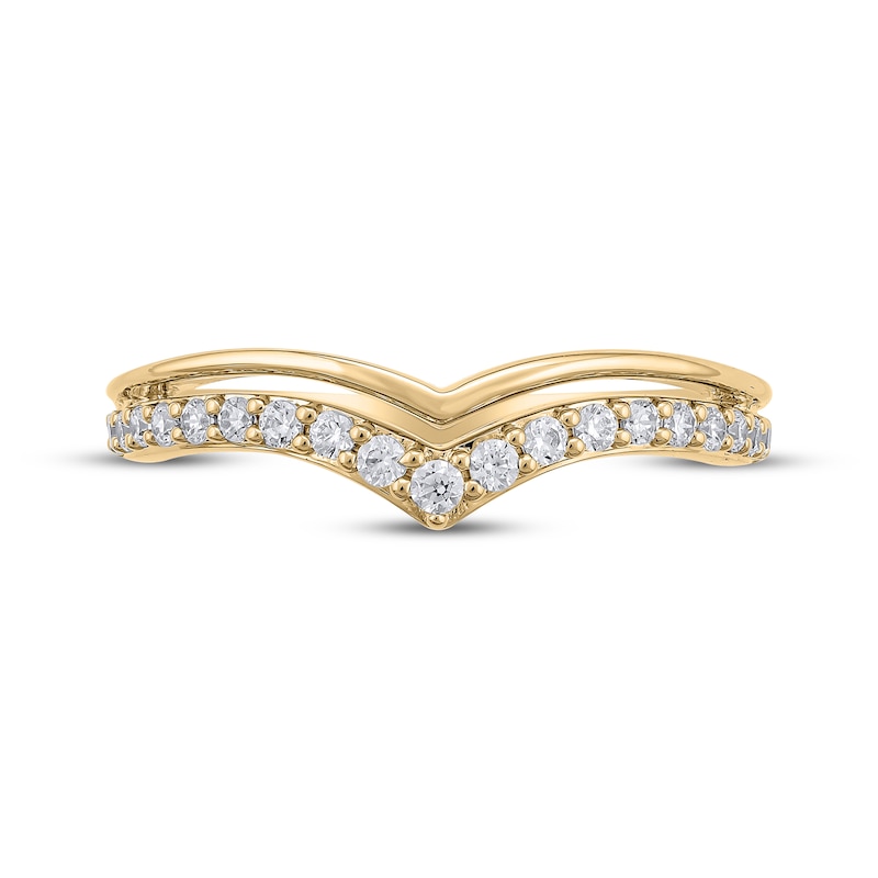 Main Image 3 of Now + Forever Diamond Contour Ring 1/4 ct tw 14K Yellow Gold
