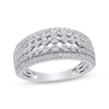 Thumbnail Image 1 of Now + Forever Diamond Five-Row Anniversary Ring 1 ct tw 14K White Gold