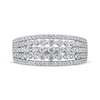 Thumbnail Image 3 of Now + Forever Diamond Five-Row Anniversary Ring 1 ct tw 14K White Gold