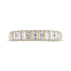 Thumbnail Image 3 of Now + Forever Baguette & Round-Cut Diamond Anniversary Ring 1/2 ct tw 14K Yellow Gold