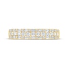 Thumbnail Image 3 of Now + Forever Baguette & Round-Cut Anniversary Ring 1/2 ct tw 14K Yellow Gold