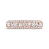 Thumbnail Image 3 of Now + Forever Baguette & Round-Cut Diamond Anniversary Ring 5/8 ct tw 14K Rose Gold