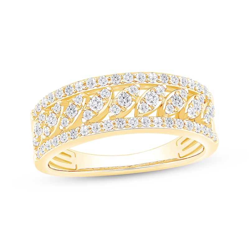 Main Image 1 of Now + Forever Diamond Anniversary Ring 1/2 ct tw 14K Yellow Gold