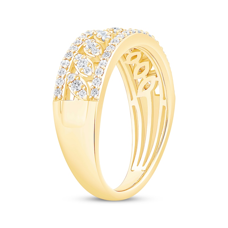 Main Image 2 of Now + Forever Diamond Anniversary Ring 1/2 ct tw 14K Yellow Gold