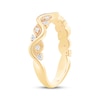 Thumbnail Image 2 of Now + Forever Diamond Wavy Anniversary Ring 1/8 ct tw 10K Yellow Gold