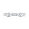 Thumbnail Image 3 of Now + Forever Vintage-Inspired Diamond Anniversary Ring 1/15 ct tw 10K White Gold
