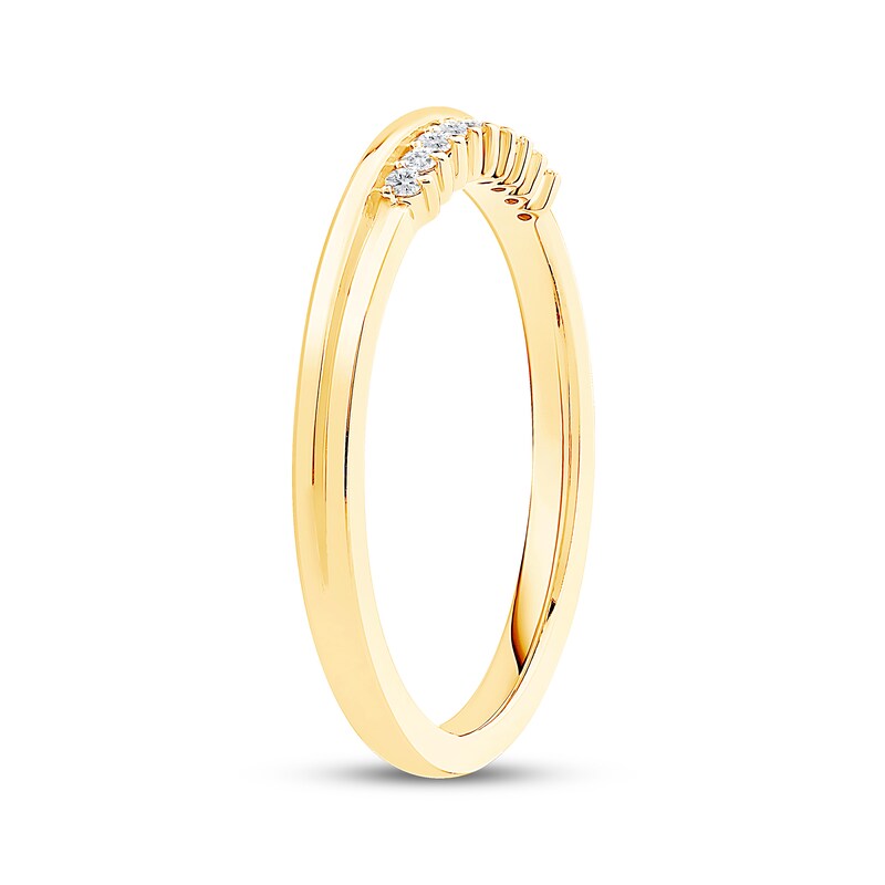 Main Image 2 of Now + Forever Diamond Two-Row Anniversary Ring 1/15 ct tw 10K Yellow Gold