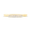 Thumbnail Image 3 of Now + Forever Diamond Two-Row Anniversary Ring 1/15 ct tw 10K Yellow Gold