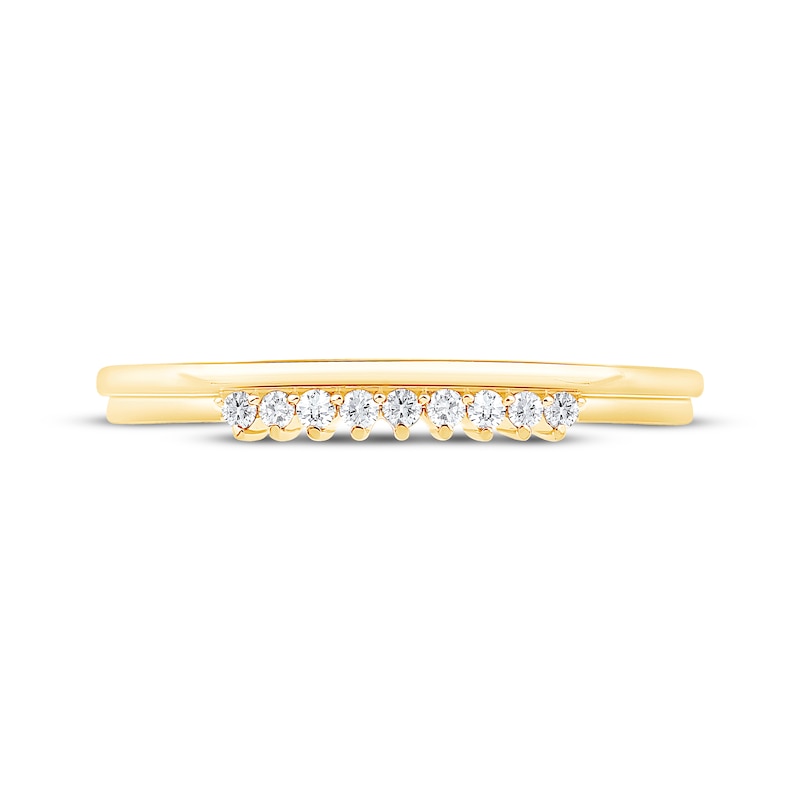 Main Image 3 of Now + Forever Diamond Two-Row Anniversary Ring 1/15 ct tw 10K Yellow Gold