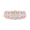 Thumbnail Image 3 of Now + Forever Lab-Grown Diamonds Scalloped Anniversary Ring 1-1/4 ct tw 14K Rose Gold