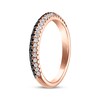 Thumbnail Image 2 of Now + Forever Black & White Diamond Anniversary Ring 1/3 ct tw 10K Rose Gold