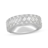 Thumbnail Image 0 of Men's Neil Lane Artistry Baguette & Round-Cut Lab-Created Diamond Wedding Band 2 ct tw 14K White Gold