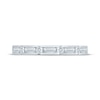Thumbnail Image 3 of Now + Forever Baguette & Round-Cut Diamond Anniversary Ring 1/2 ct tw 14K White Gold