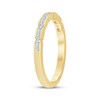 Thumbnail Image 2 of Now + Forever Baguette & Round-Cut Diamond Anniversary Ring 1/4 ct tw 14K Yellow Gold