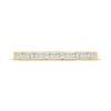 Thumbnail Image 3 of Now + Forever Baguette & Round-Cut Diamond Anniversary Ring 1/4 ct tw 14K Yellow Gold