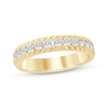 Thumbnail Image 1 of Now + Forever Diamond Pyramid Edge Anniversary Ring 1/2 ct tw 10K Yellow Gold
