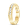 Thumbnail Image 2 of Now + Forever Diamond Pyramid Edge Anniversary Ring 1/2 ct tw 10K Yellow Gold