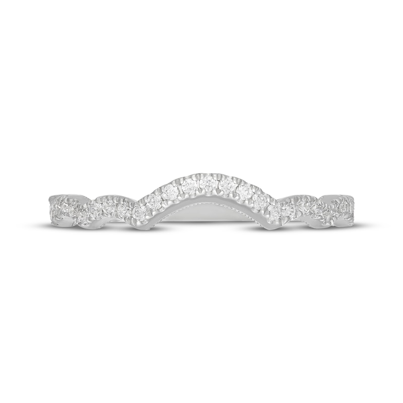Main Image 9 of Neil Lane Diamond Contour Wedding Band 1/5 ct tw 14K White Gold