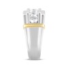 Thumbnail Image 2 of Men's Now + Forever Lab-Grown Diamonds Wedding Ring 1-1/2 ct tw 14K Two-Tone Gold