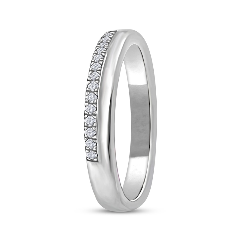 Main Image 2 of Now + Forever Diamond Two-Row Anniversary Ring 1/6 ct tw 10K White Gold