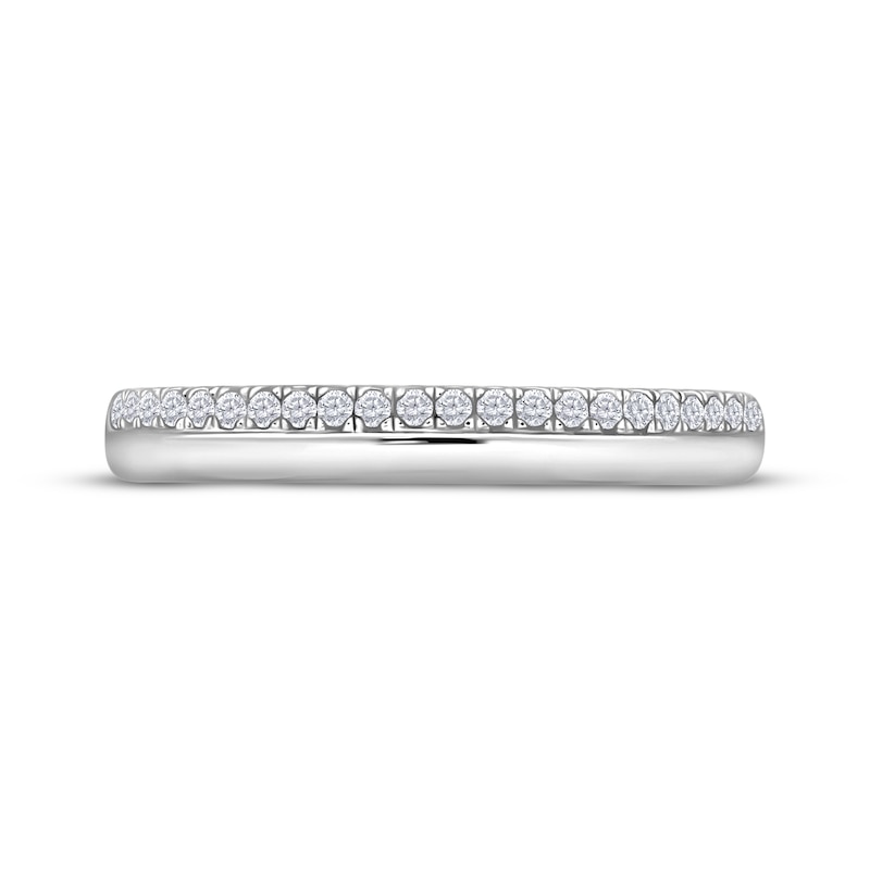 Main Image 4 of Now + Forever Diamond Two-Row Anniversary Ring 1/6 ct tw 10K White Gold