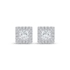 Thumbnail Image 2 of KAY Lab-Grown Diamonds Princess-Cut Stud Earrings 1 ct tw 14K White Gold (F/SI2)
