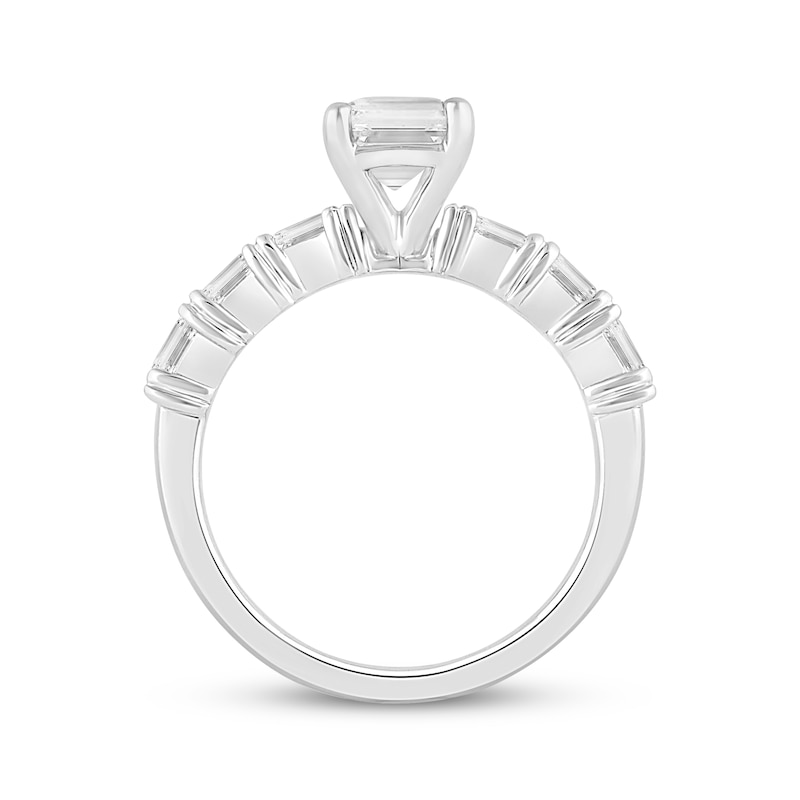 Main Image 3 of Now + Forever Lab-Grown Diamonds Emerald-Cut Engagement Ring 2-1/2 ct tw 14K White Gold