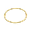 Thumbnail Image 2 of Reaura Diamond Twist Bangle Bracelet 14K Yellow Gold