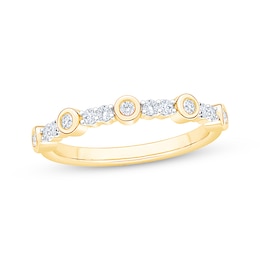 Now + Forever Diamond Anniversary Ring 1/4 ct tw 10K Yellow Gold