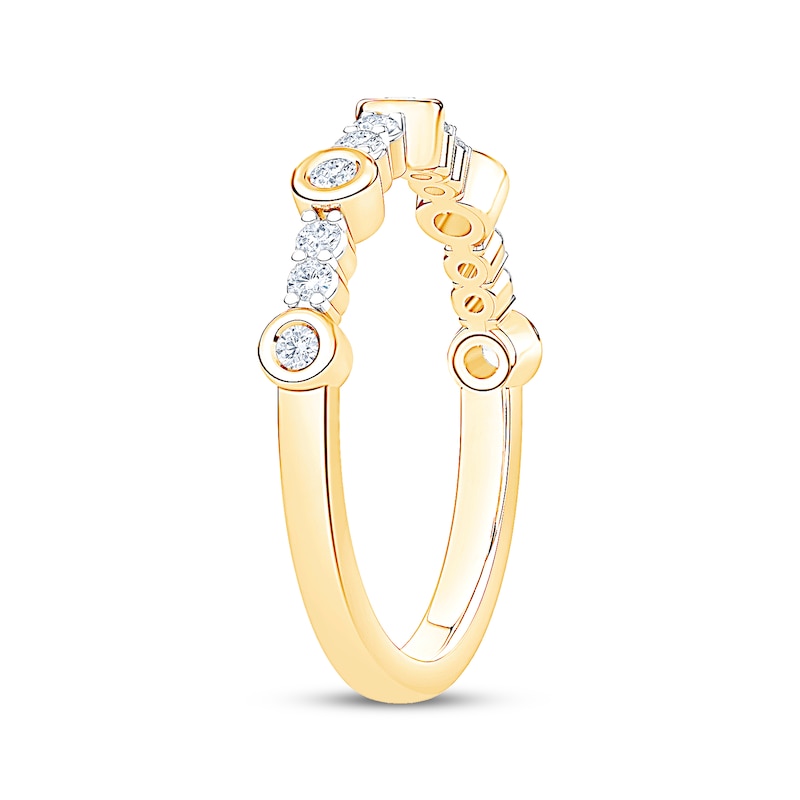 Main Image 2 of Now + Forever Diamond Anniversary Ring 1/4 ct tw 10K Yellow Gold