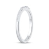 Thumbnail Image 2 of Now + Forever Baguette & Round-Cut Diamond Anniversary Ring 1/5 ct tw 10K White Gold