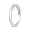 Thumbnail Image 2 of Now + Forever Baguette & Round-Cut Diamond Anniversary Ring 3/8 ct tw 14K White Gold